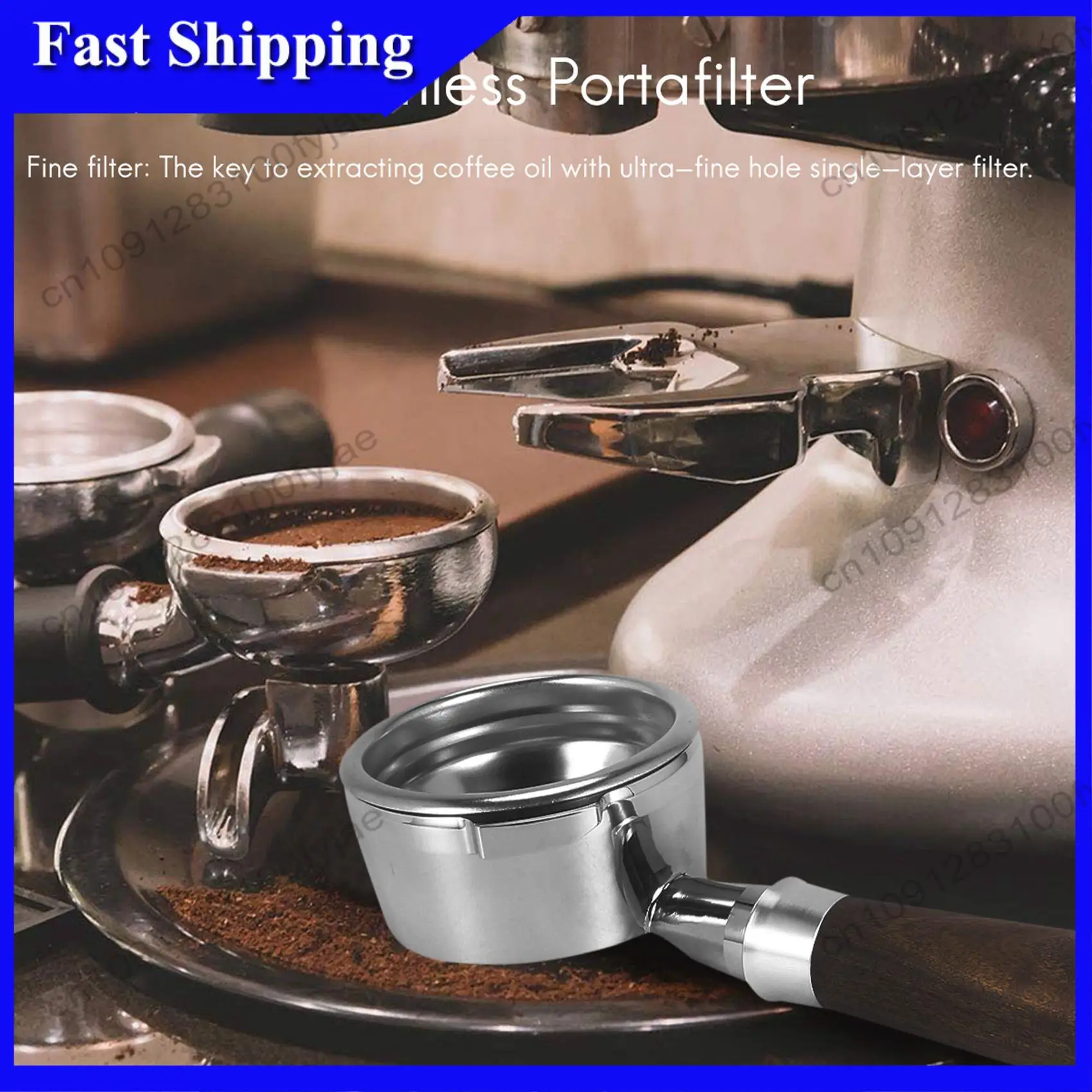 

-X07A 58Mm Coffee Bottomless Portafilter For GAGGIA Filter Basket Replacement Espresso Machine Accessory Coffee Tool