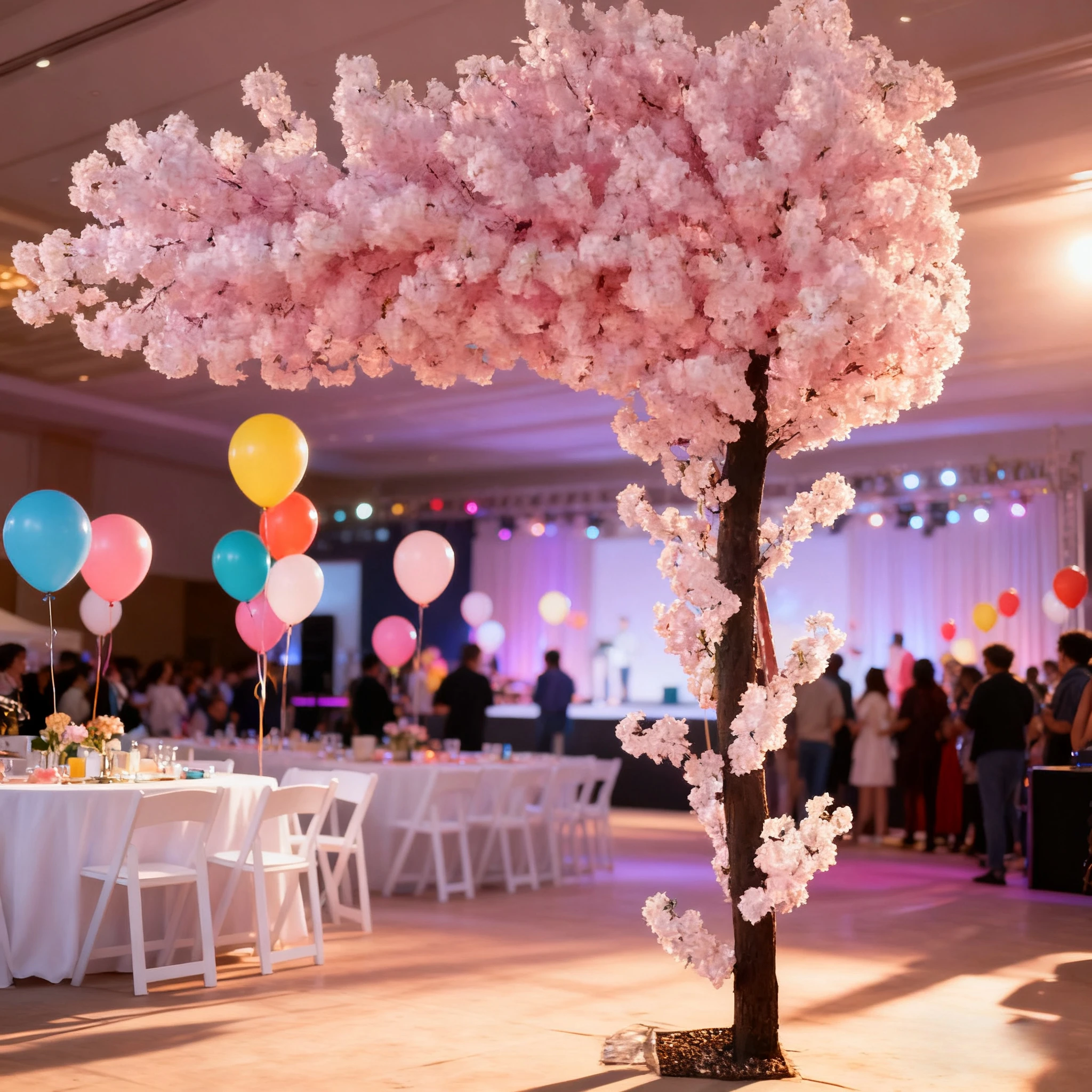 

Customizable large simulated cherry tree wishing tree indoor hotel shopping mall living room wedding decoration fake tree