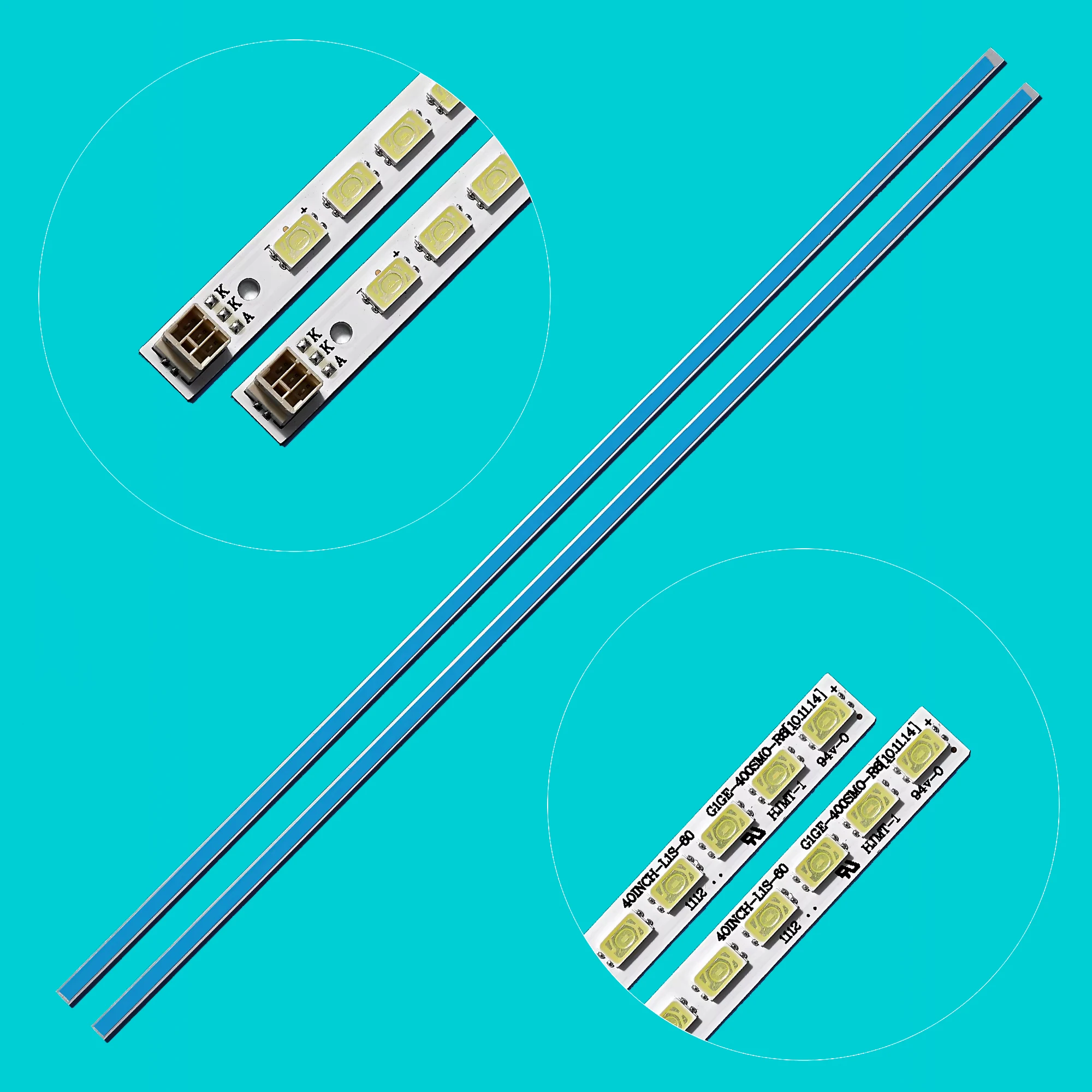 

1/5/10 kits LED Backlight Strips For VES400UNES-04 LED40880IX LTA400HM21 LC40LE510RU VES400UNES-05 VES400UNES-02-B 40PFL4707