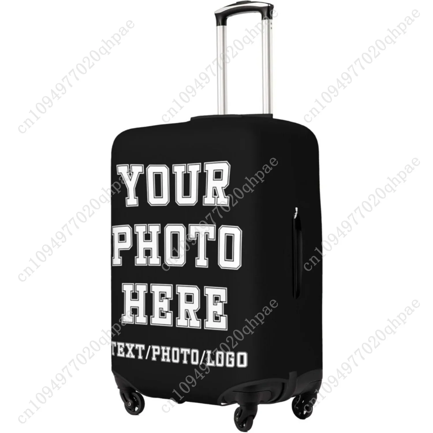 غطاء الأمتعة المخصص أضف صورتك/النص/الشعار، أغطية حقائب مخصصة للأمتعة، Style1