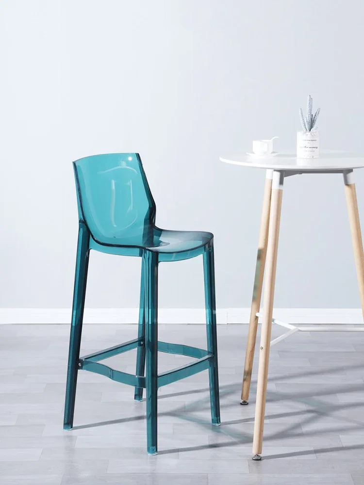 Nordic Bar Chairs Bar Furniture Transparent Barstools Kitchen Furniture Dining Stools Creative Home Furniture Acrylic High Stool