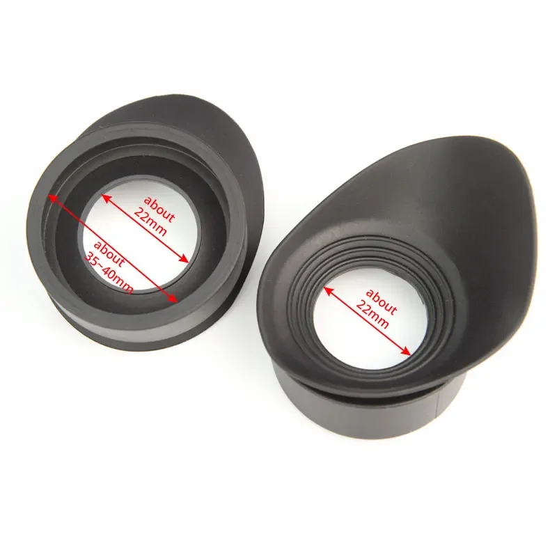 2 piezas de 40 mm de diámetro. Telescopio de goma, ocular de micrope, protector ocular, protectores oculares, tazas para telescopio de 39 ~ 42mm, oculares de micrope