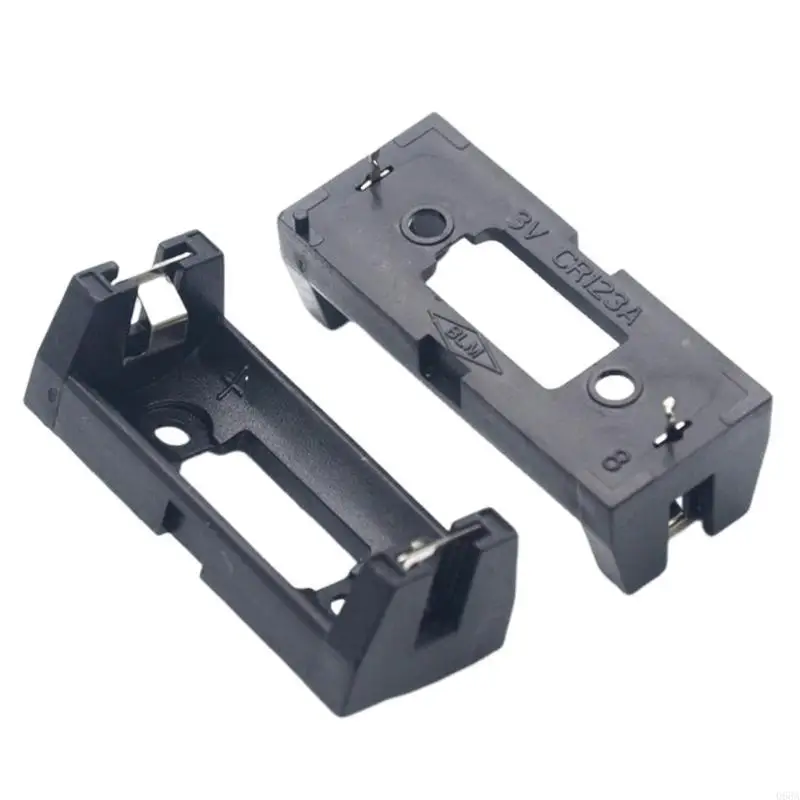 

2PCS Single CR123A 16340 LIR123A Battery Holder Box With Mounting Leads