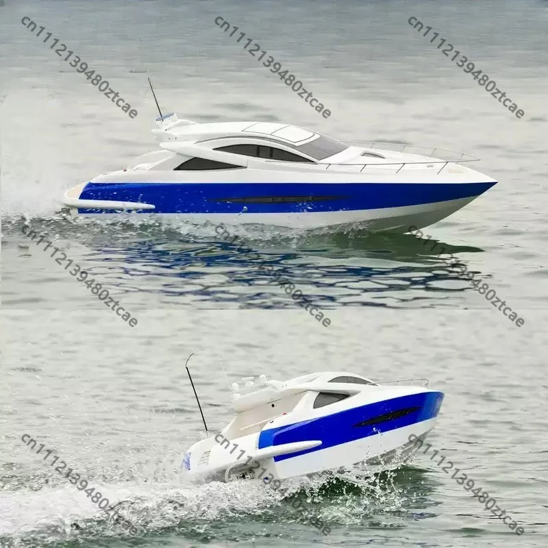 RC Simulation Luxury Yacht Model, High‑Speed  Speedboat With 30CC Engine, Non‑Passenger Hobby Model Boat