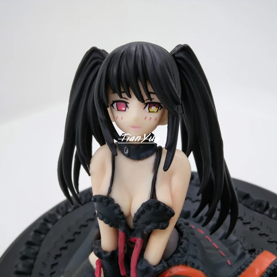 Anime DATE A LIVE Tokisaki Kurumi Nightmare Sitting ver. Girls PVC Action Figures Toys 10cm
