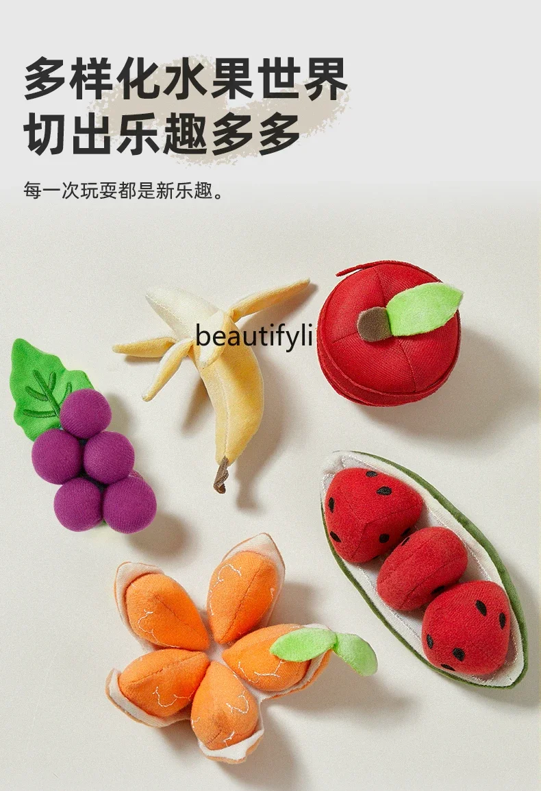 Children play house cut fruit kitchen cut chile newborn simulation educational toy baby 0-1 years old