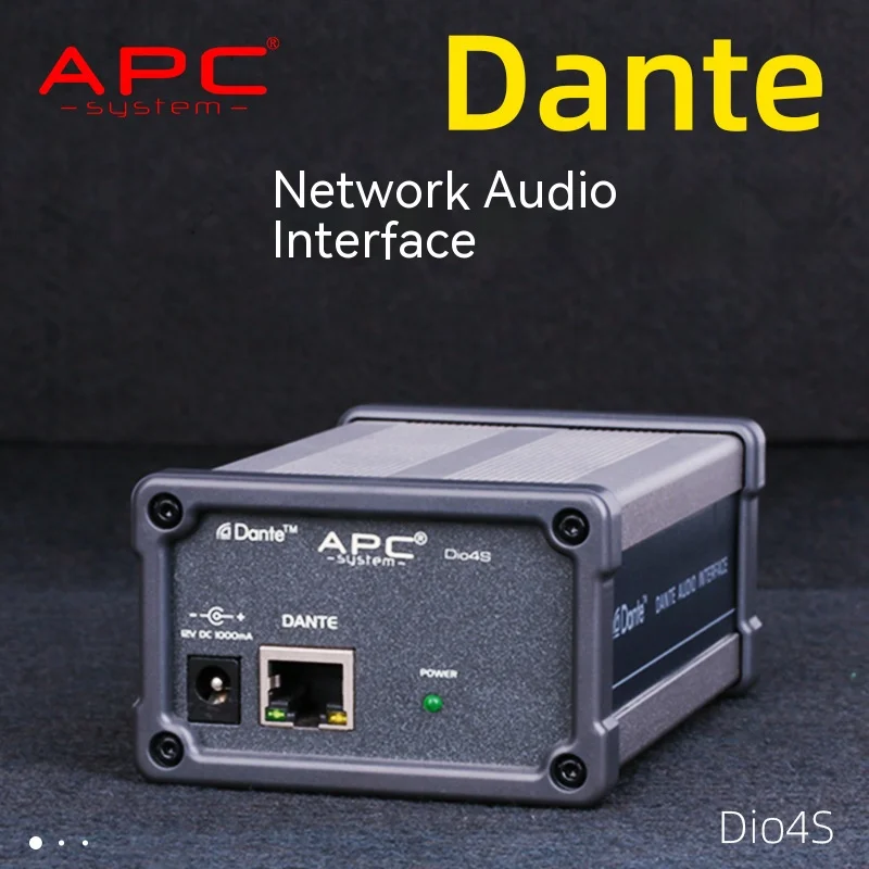 ECC Flute Dio4s Interface Dante System Manager 4 in 4 out Conference Room Network Audio Interface