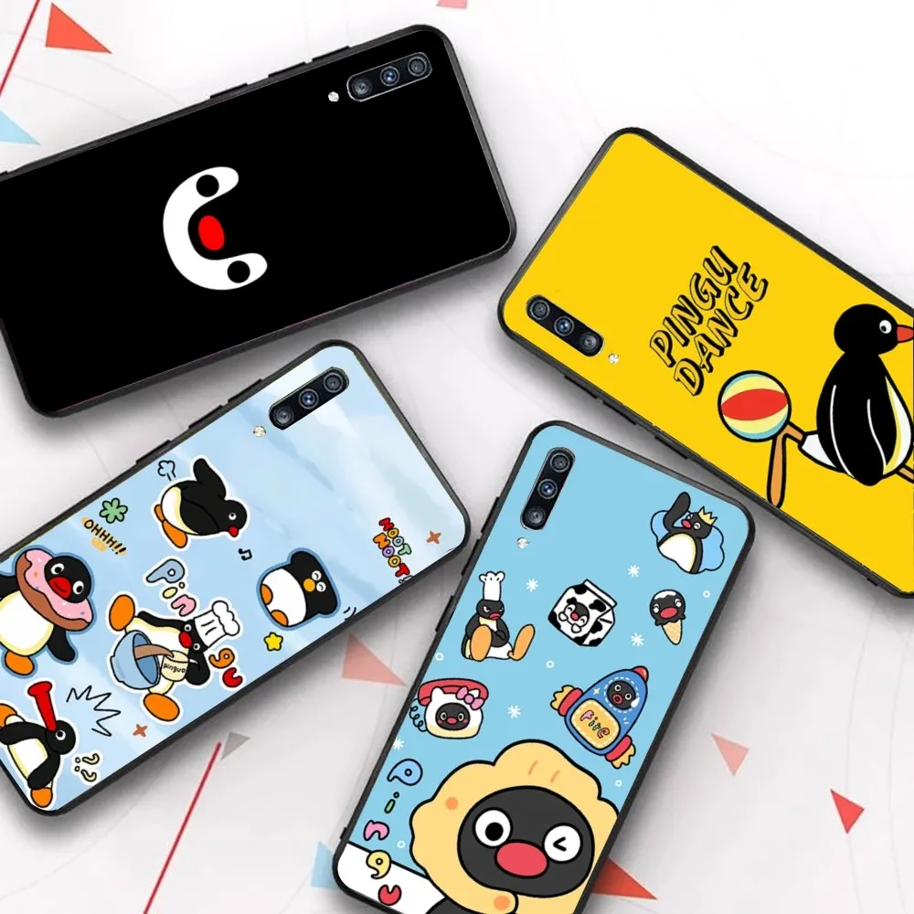 Cartoon P-Pingu P-Penguin Phone Case For Samsung A 10 11 12 13 20 21 22 30 31 32 40 51 52 53 70 71 72 73 91 13 shell