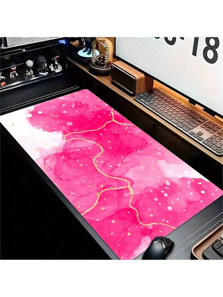 Extra Large Thickened Non-Slip Gaming Mouse Pad With Locked Edges For PC Office Home Use