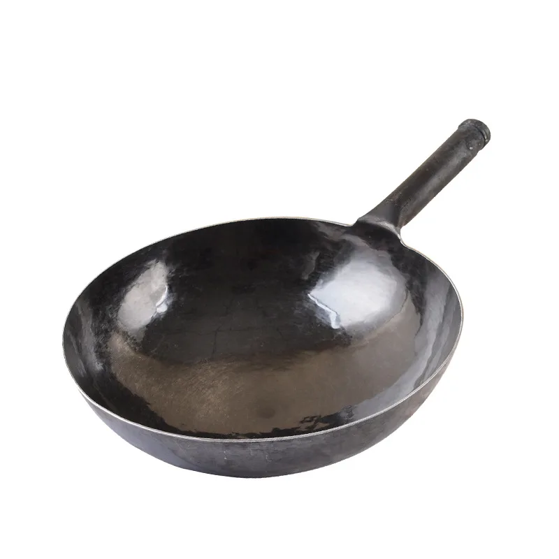 

Uncoated non stick pan, household cooking pan, pure iron pan