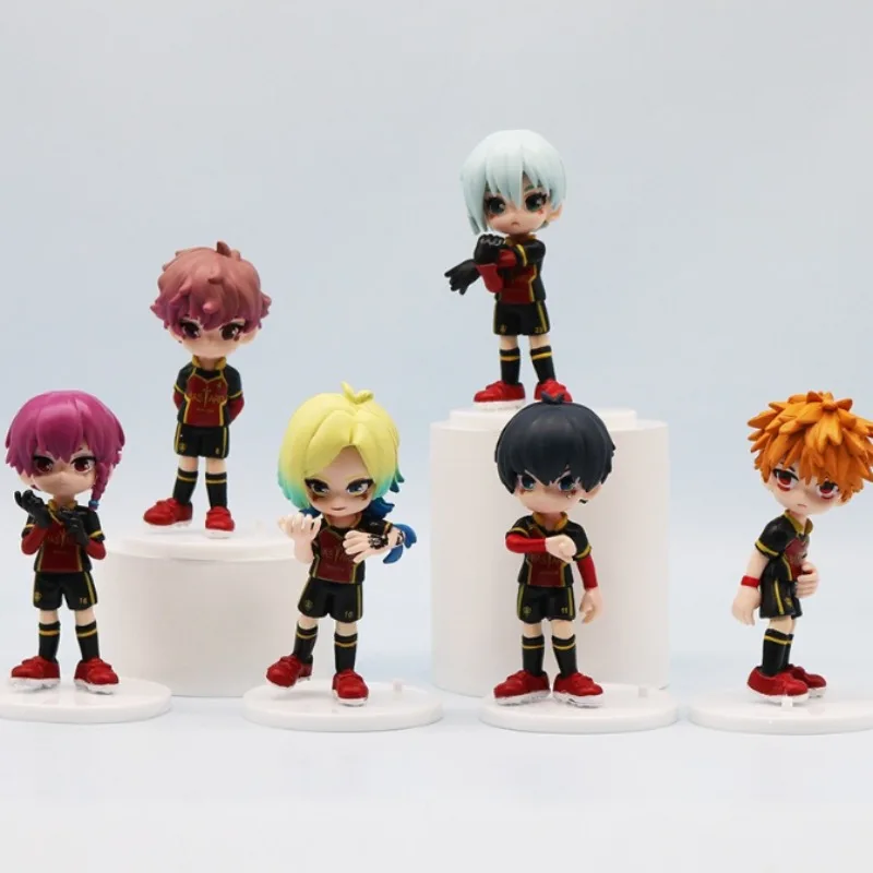 ฟิกเกอร์อนิเมะ BLUE LOCK อิซากิ โยอิจิ ชุด 6 ตัว ของสะสม โมเดลการ์ตูน รุ่นน่ารัก ตุ๊กตาตั้งโต๊ะ ขนาด 9 ซม.