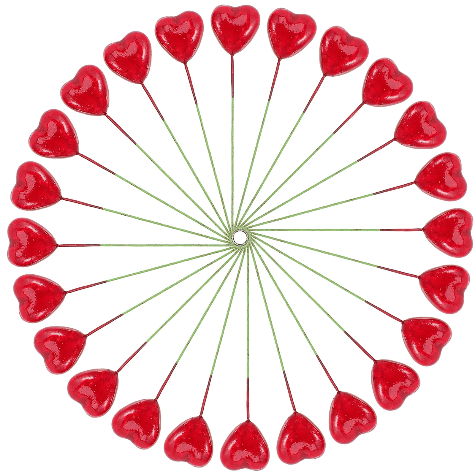 

50pcs Heart Shaped Cake Toppers Foam Inserts for Valentine Wedding Party Favors Birthday Cupcake Decorations Cake Picks Dessert
