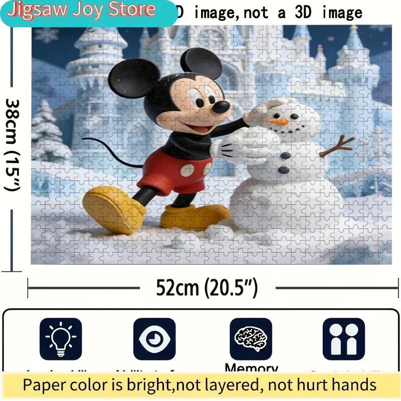 ปริศนา 2D แบบแบน ดิสนีย์ สติทช์ และมิกกี้เมาส์ เหมาะสำหรับผู้ใหญ่ - ปริศนาท้าทายความคิด พร้อมตัวละครชื่อดัง หมายเลข