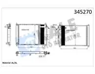 Store code: 345270 air conditioner radiator MICRA K12 case for