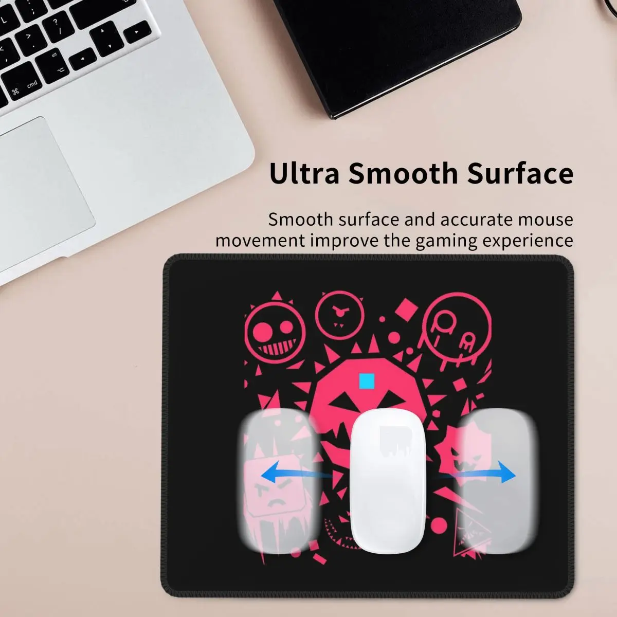 

Коврик для мыши Just Shapes And Beats, компьютерная клавиатура, коврик для мыши, геймерский коврик для ноутбука, офисные аксессуары, настольные коврики