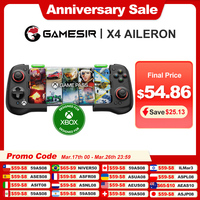 Gamesir X4 Aileron Bluetooth Mobile Cloud Gaming Controller Gampad for Android Hall Effect Joystick Seamless Wireless Connection