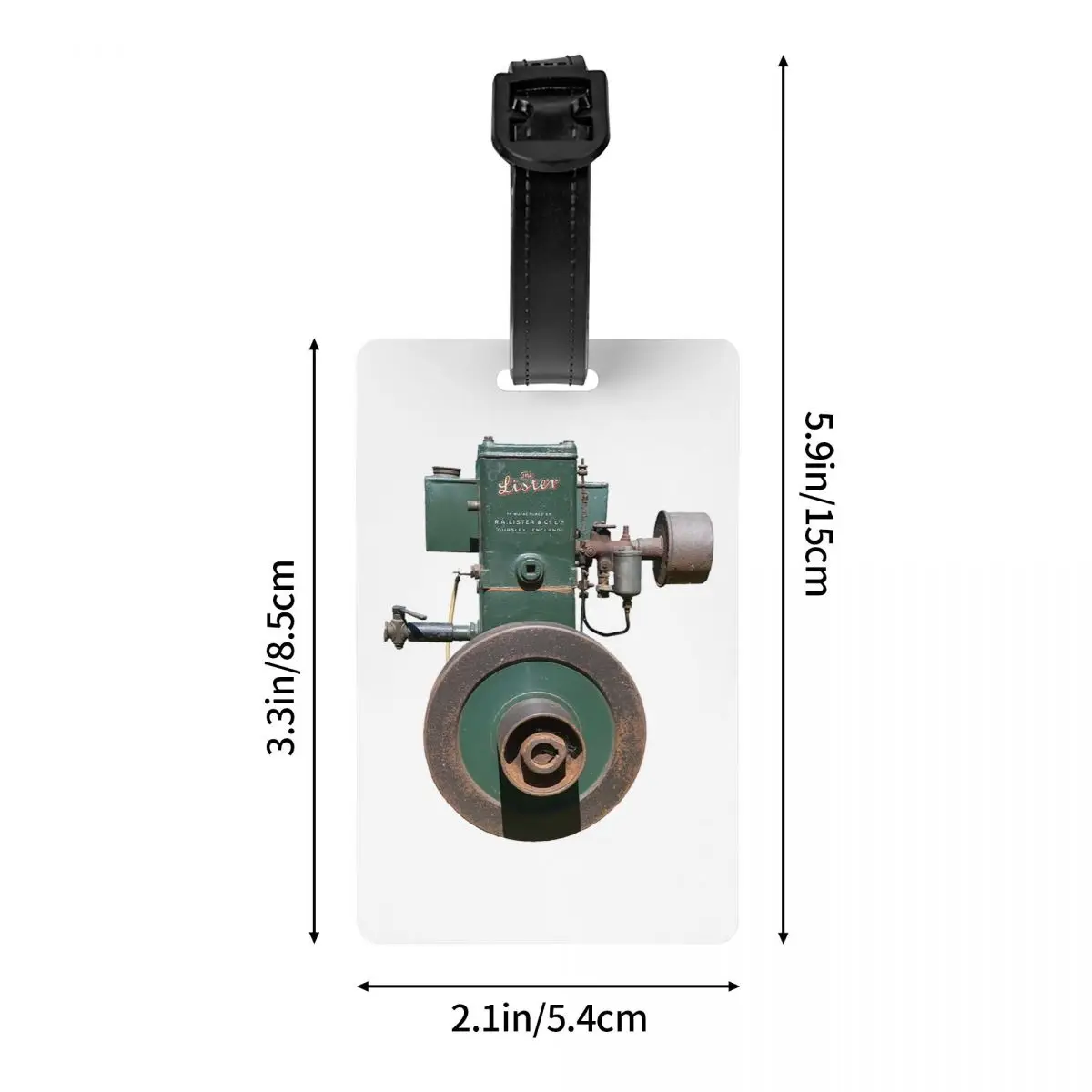 Etykiety do bagażu Lister D, akcesoria do walizek, identyfikator bagażu podróżnego, zawieszka na bagaż, etykieta z imieniem, nazwiskiem i adresem.