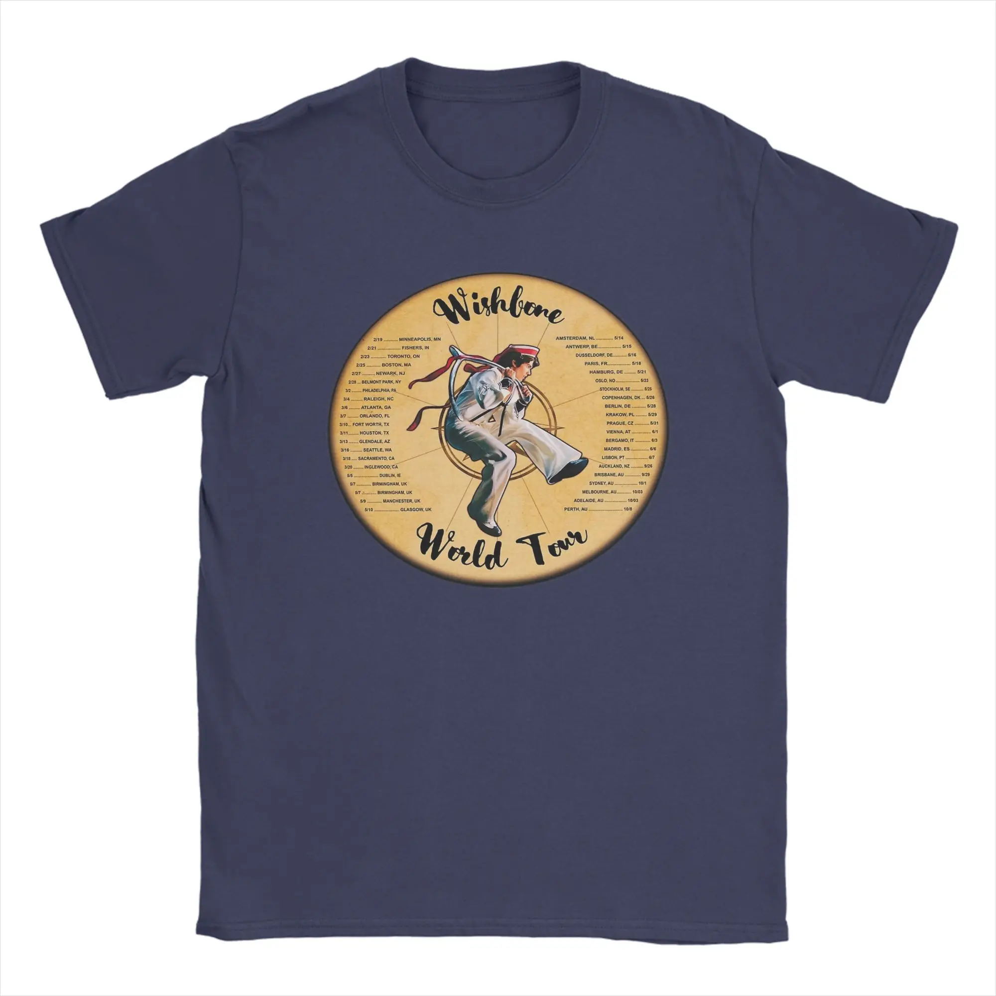 Conan Gray Wishbone T-Shirts for Men  Vintage Cotton Tee Shirt Round Neck Short Sleeve T Shirts Big Size Clothing
