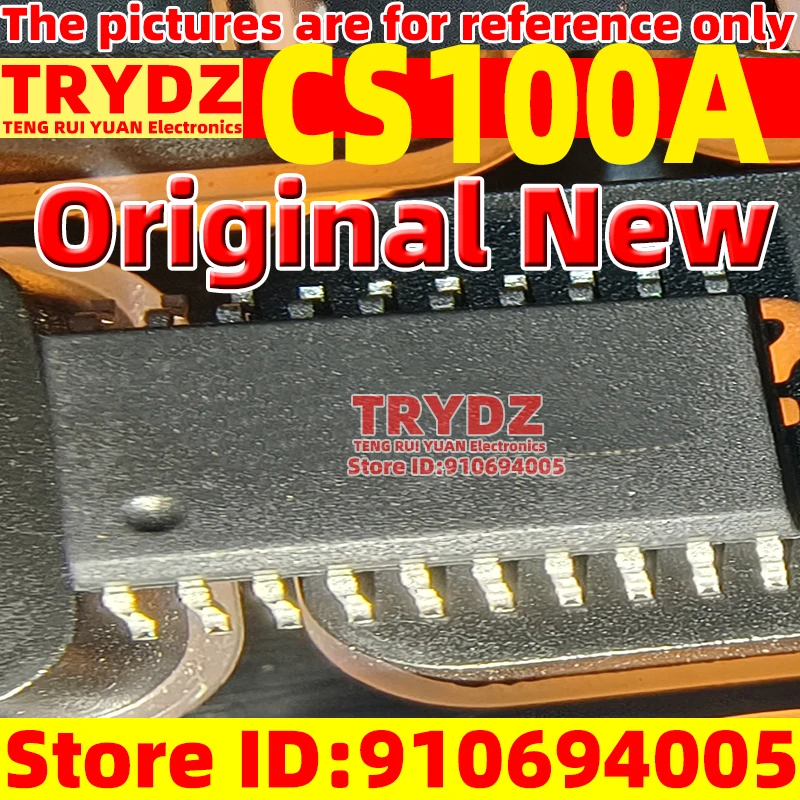 10-1 قطعة الأصلي الجديد CS100A SOP16 رقاقة المدى بالموجات فوق الصوتية تحل محل HC-SR04 الصناعية الصف نطاق الجهد واسع من 3 ~ 5.5 #1