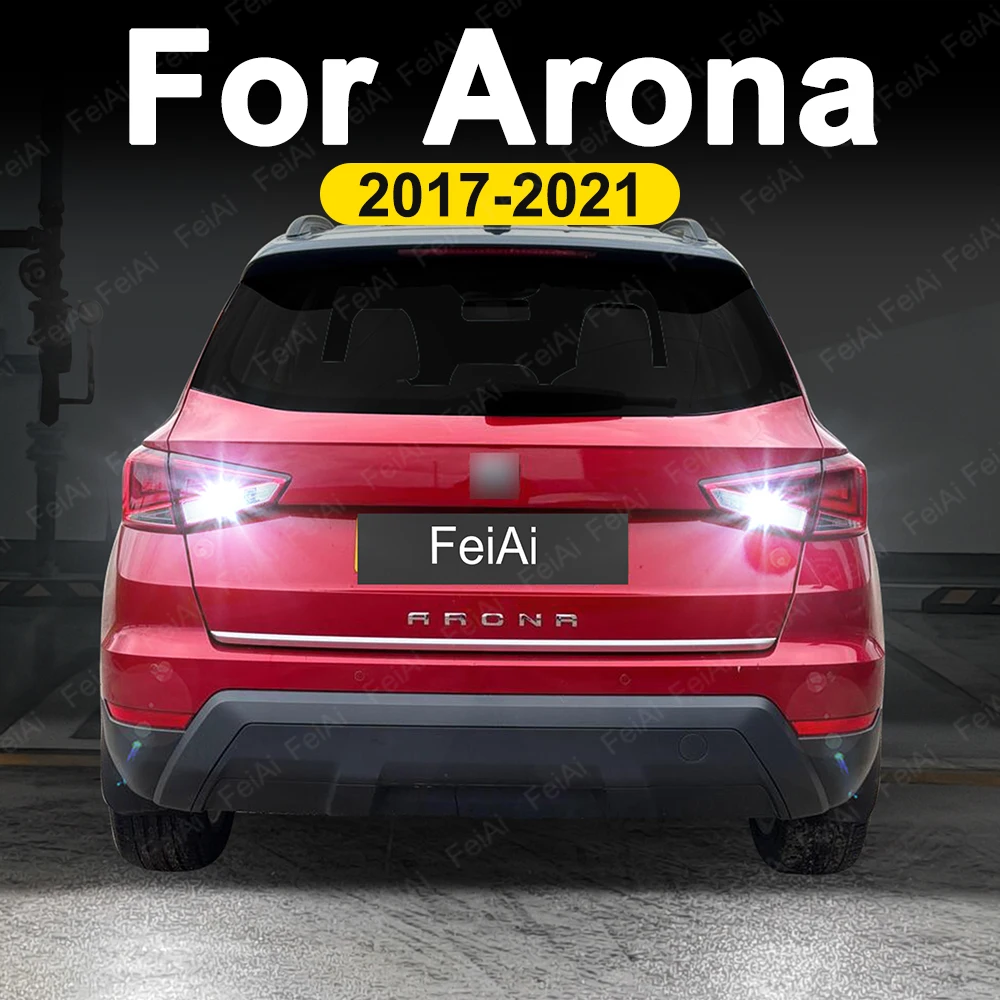 

Светодиодные фонари заднего хода для Seat Arona 2017-2021, аксессуары, лампы заднего хода, 2 шт.