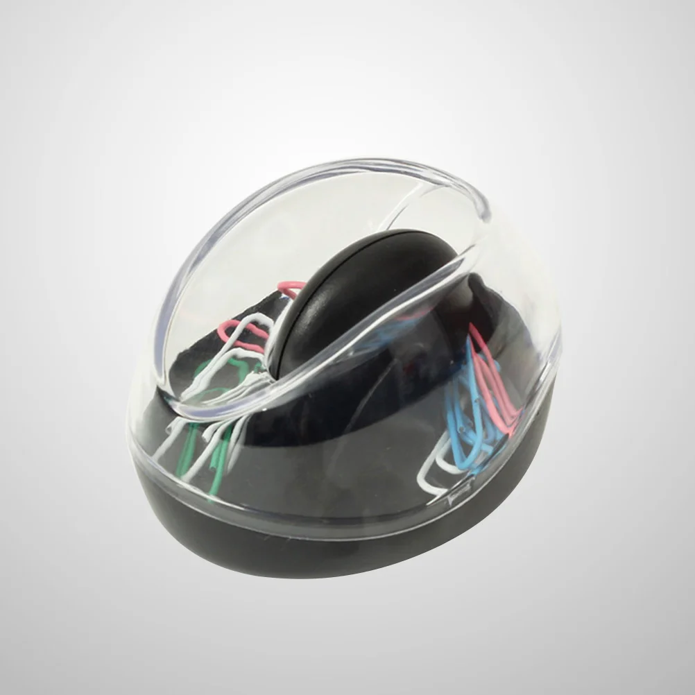 Wheel Design Paperclip Holder Creative Shape Desk ganizer Paper Clips Storage Box Office Supplies