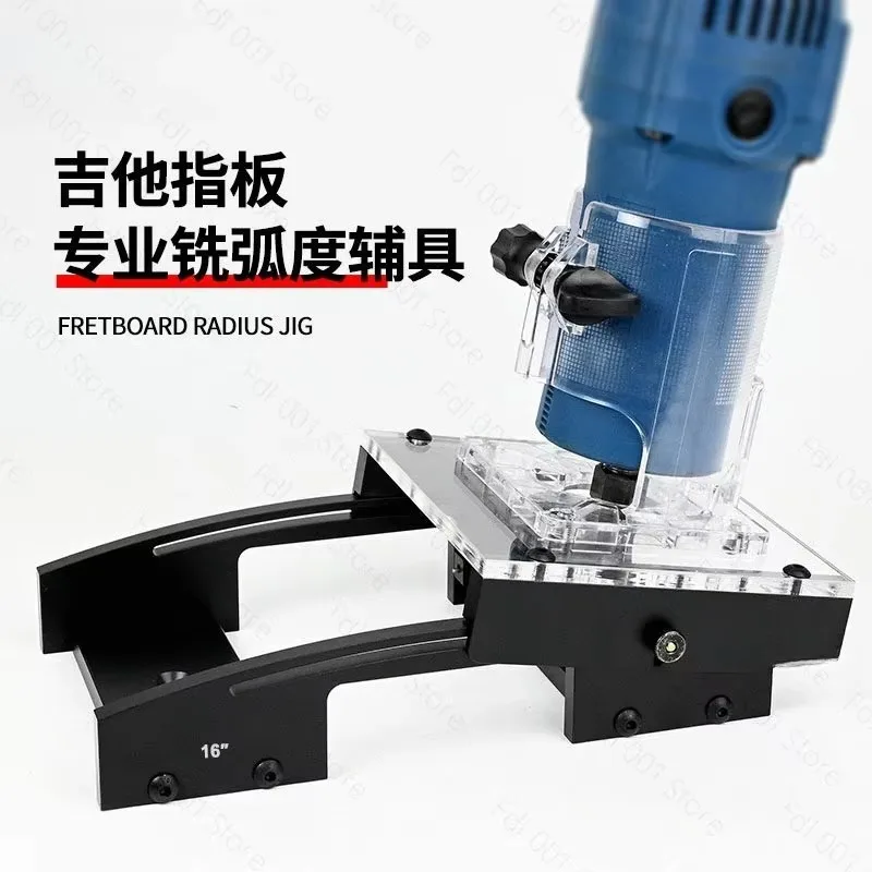 Guitar Fretboard Radius Jig For Routing Fretboard Saddle Blank Making Tool For Acoustic And Electric Guitar
