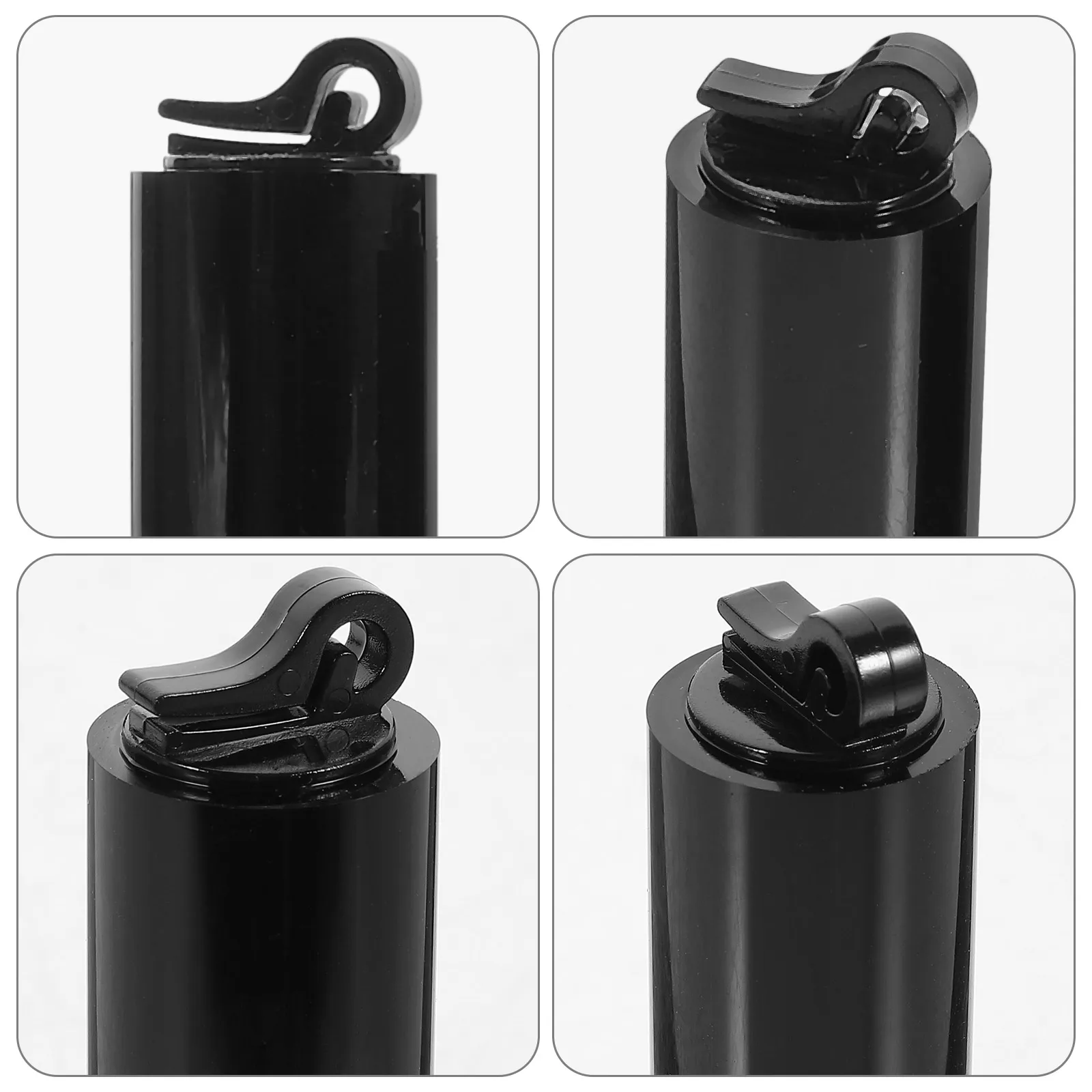 

1 set 1 Set Black Acrylic Ring Display Stand Holder Storage Rack For Jewelry Showcase Desktop Trade Countertop Organizing Stand