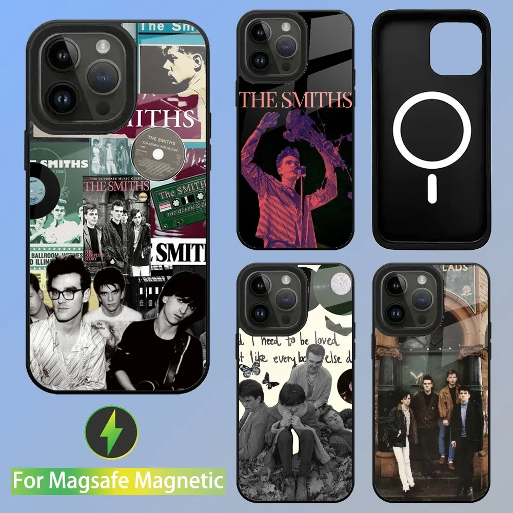 rock band The S-Smiths Phone Case For iPhone 16,15,14,13,12,11,Plus,Pro,Max Mini Magsafe Magnetic Wireless Charging