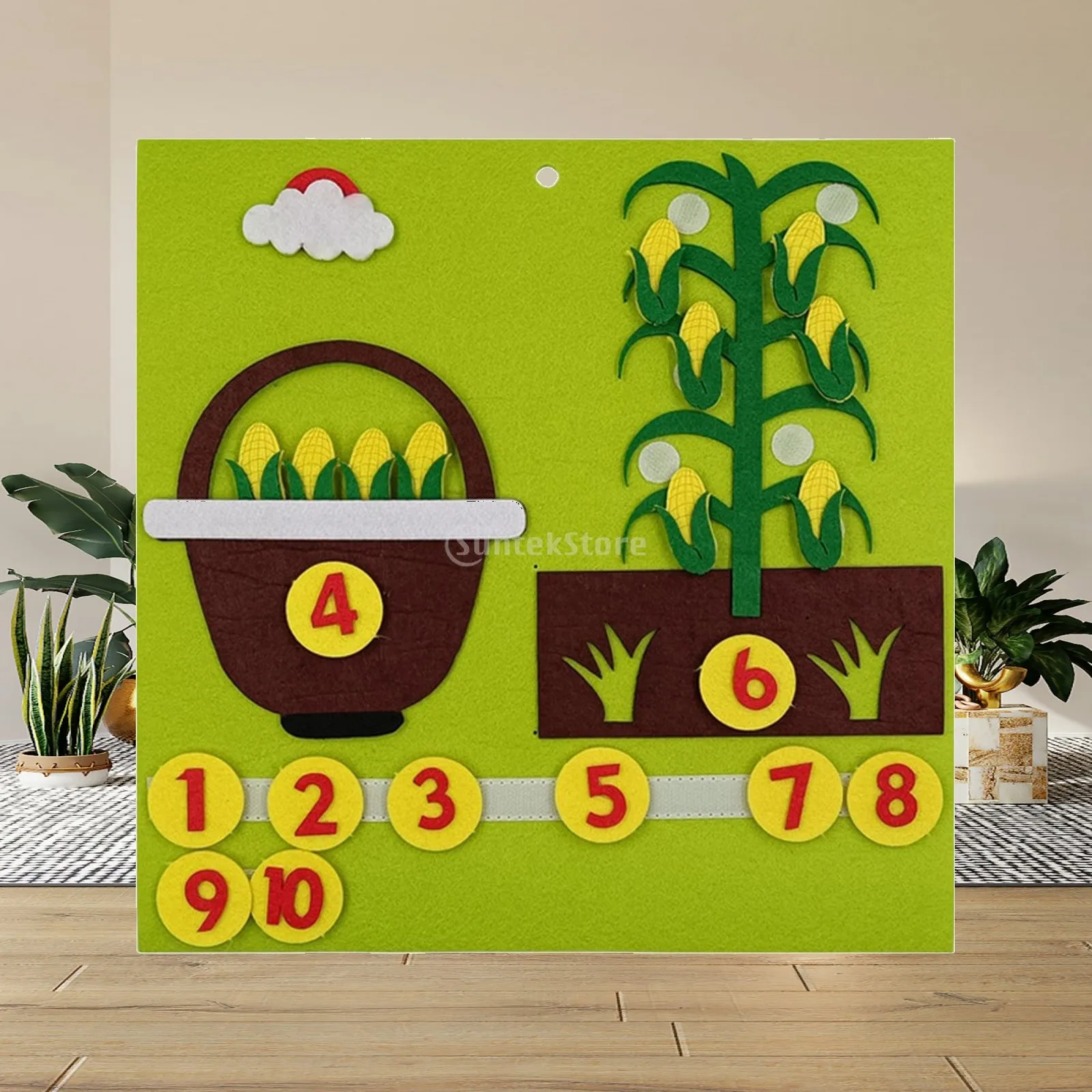 

Number Toy Sensory Toys Math Toys Matching Game Cartoon Busy Educational Toys for S Activity Preschool