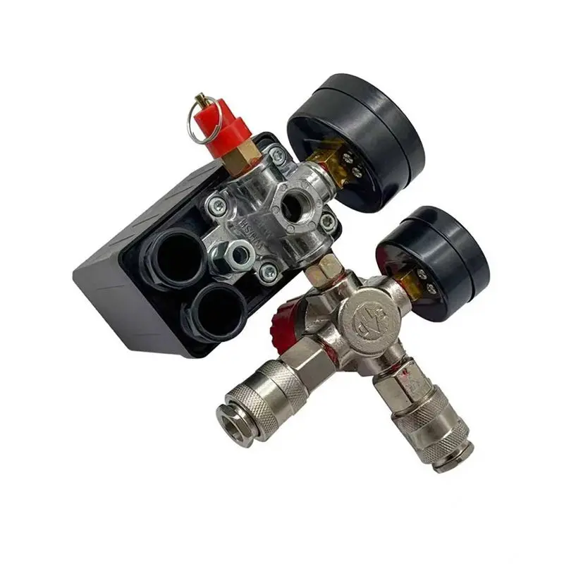 【البيع الساخن!】مفتاح ضغط ضاغط الهواء مع منظم صمام التحكم في القياس لضواغط الهواء #4