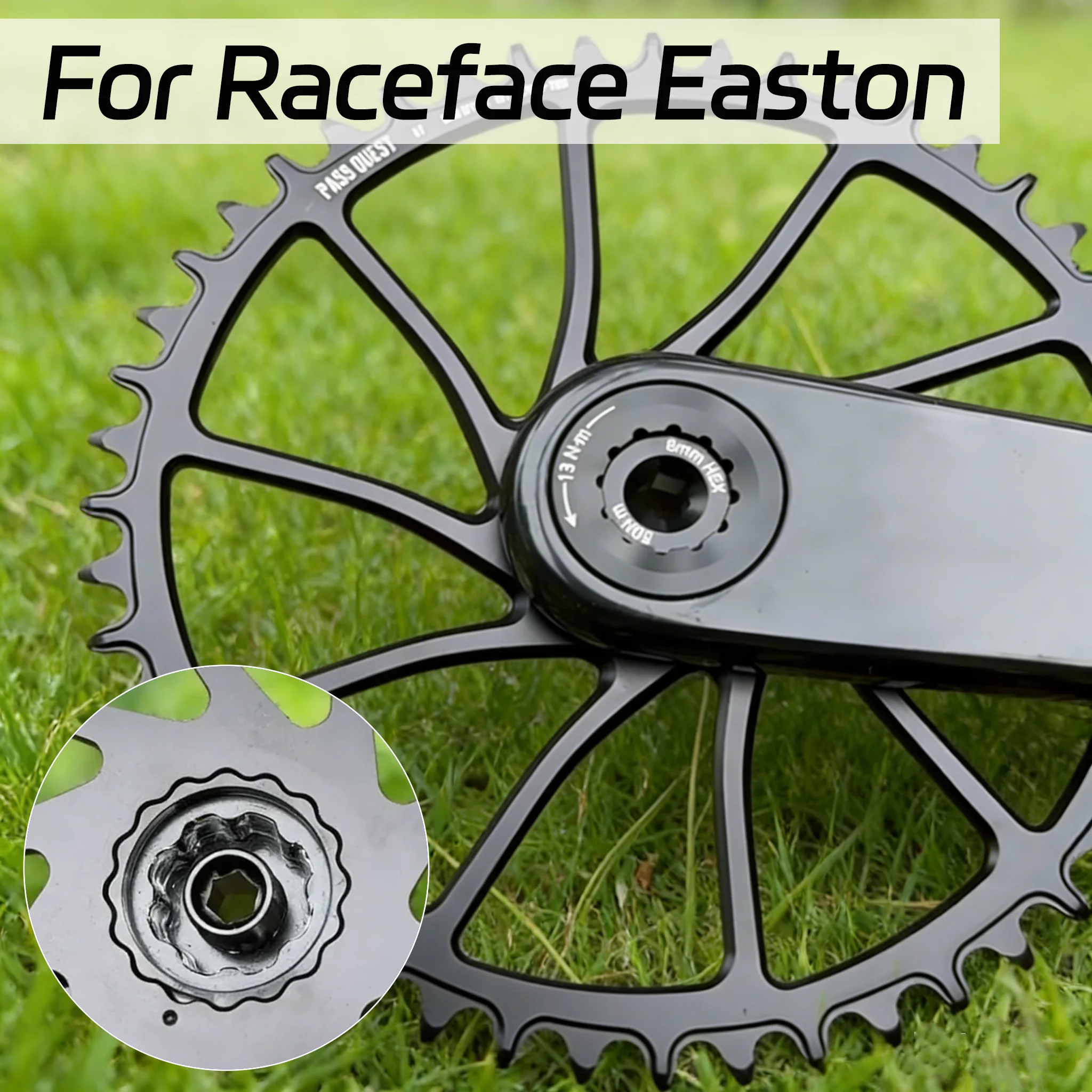 

Звездочка Easton Raceface для MTB, 32 зуба, прямое крепление, овальная/круглая, 34, 36, 38 зубьев, 0 мм офсет, Narrow Wide