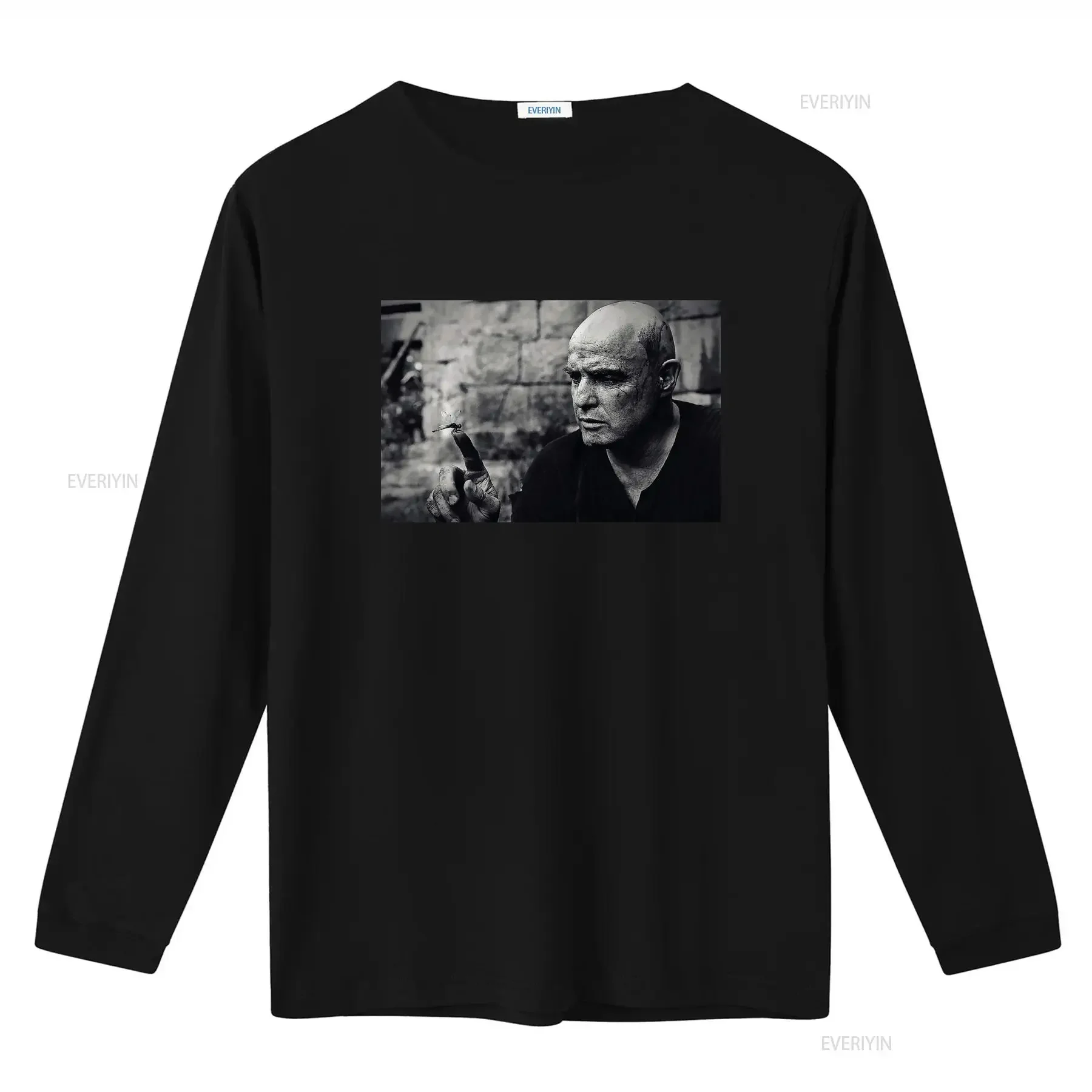 Marlon Brando Apocalypse Now Colonel Walter E Kurtz T shirt HEKX vintage Washed Casual fashion Stretched streetwear graphic