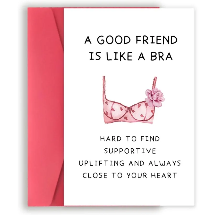 بطاقات هدايا عيد ميلاد مضحكة لأفضل صديق للنساء، بطاقة تعريف Bestie، هدية عيد ميلاد سعيد لسيارة الصداقة الرائعة BBF Sister #1