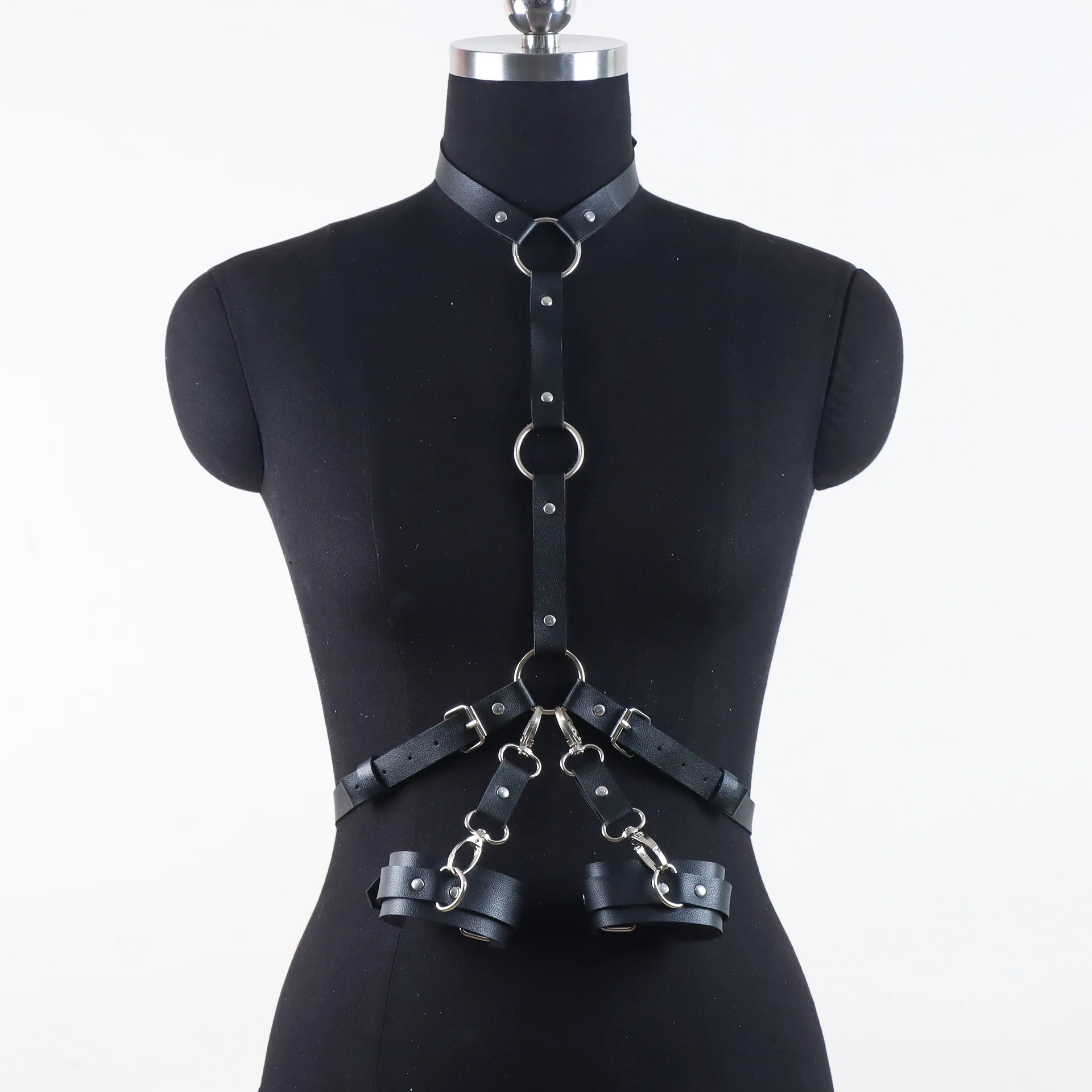 Erwachsene Produkte Leder alternative Spielzeuge weibliche Reverse Back Handschellen gebündelt Disziplin Bondage sm Sex Kragen exotische Accessoire