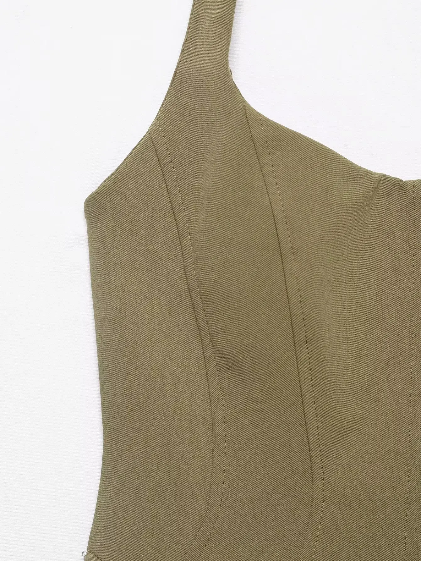 TFMLN Sexy Damen Rückenfreies Neckholder-Minikleid Elegantes Schlankes Ärmelloses Kurzes Kleid Sommer Neu Urlaub Damenkleid 2026 – Detail 4