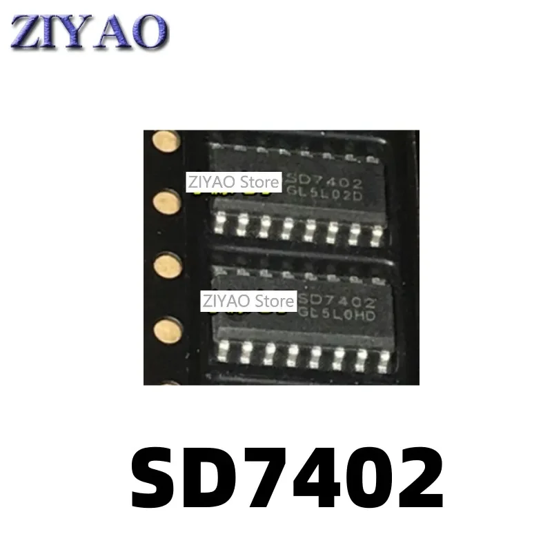 5PCS SD7402 = HD0802A Chip amplificatore audio a tre canali Chip SOP16 Pin