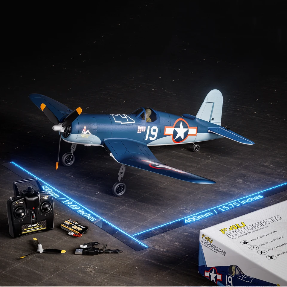 新しい Volantex F4U コルセア RC 飛行機ブラシレスモーター 2.4