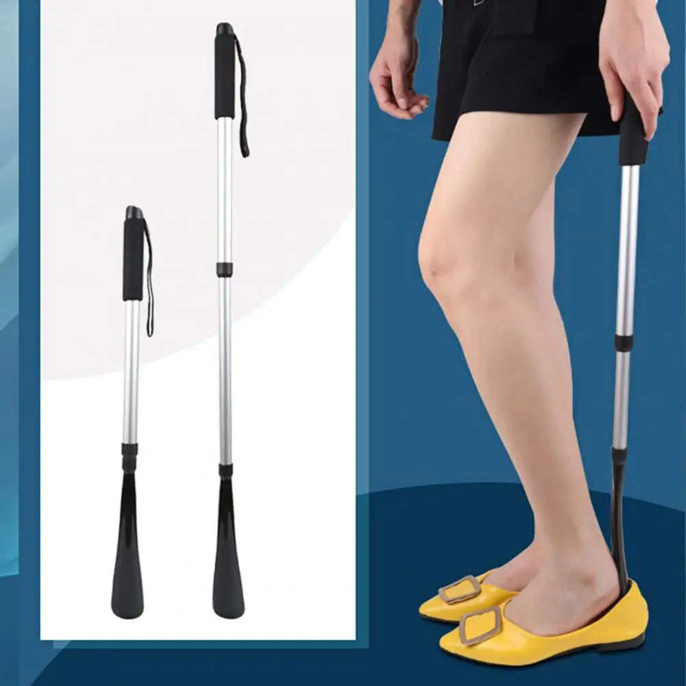 Telescopic Shoehorn Long Handle Shoe Horn Flexible Lifter Spoon Professional Handle Shoe Shoe Tool Useful Shoehorn