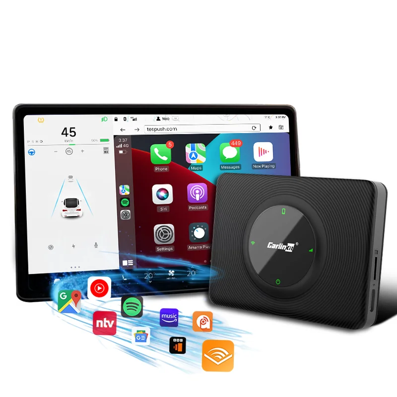 NewCarlinkit Wireless Carplay Box Car Smart Box Tesla Accessories for Tesla Model Y X S 3 Etc...