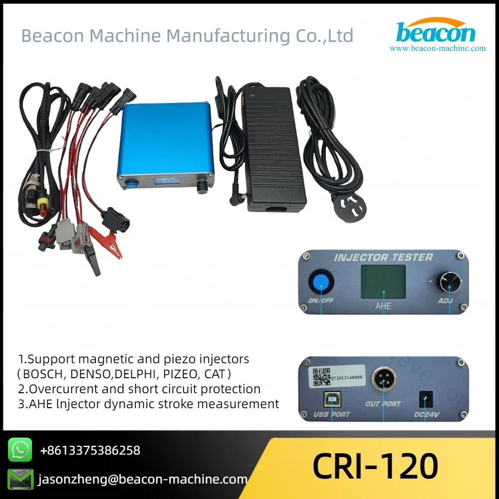 CRI120 Diesel Injector Repair Tool Common Rail Piezo Fuel Injector Tester With AHE