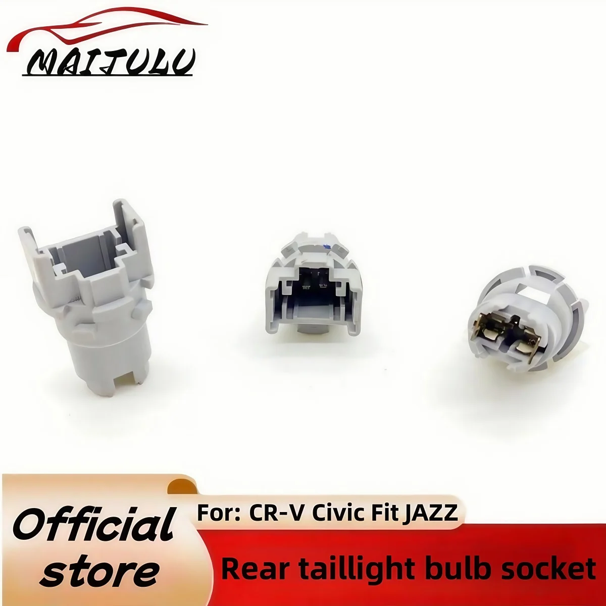 

1Pcs 33513S84A01 For Honda Civic Fit Acura Car Light T10 W5W Bulb Lamp Holder Socket 2Pin Accessories