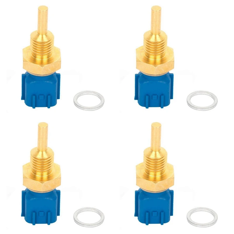 4X Engine Coolant Temperature Sensor 14919-32019A Engine Coolant Temperature Sensor For Nissan, Infiniti 22630-43Y00