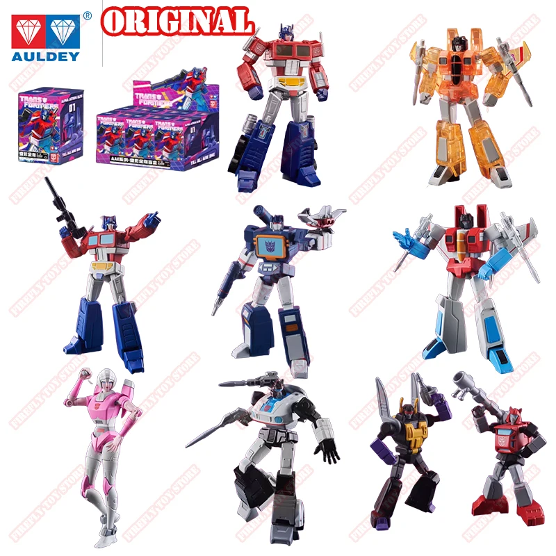 Original AULDEY Transformers películas de animación juguetes periféricos Optimus Prime Starscream Soundwave colección de figuras de modelos móviles