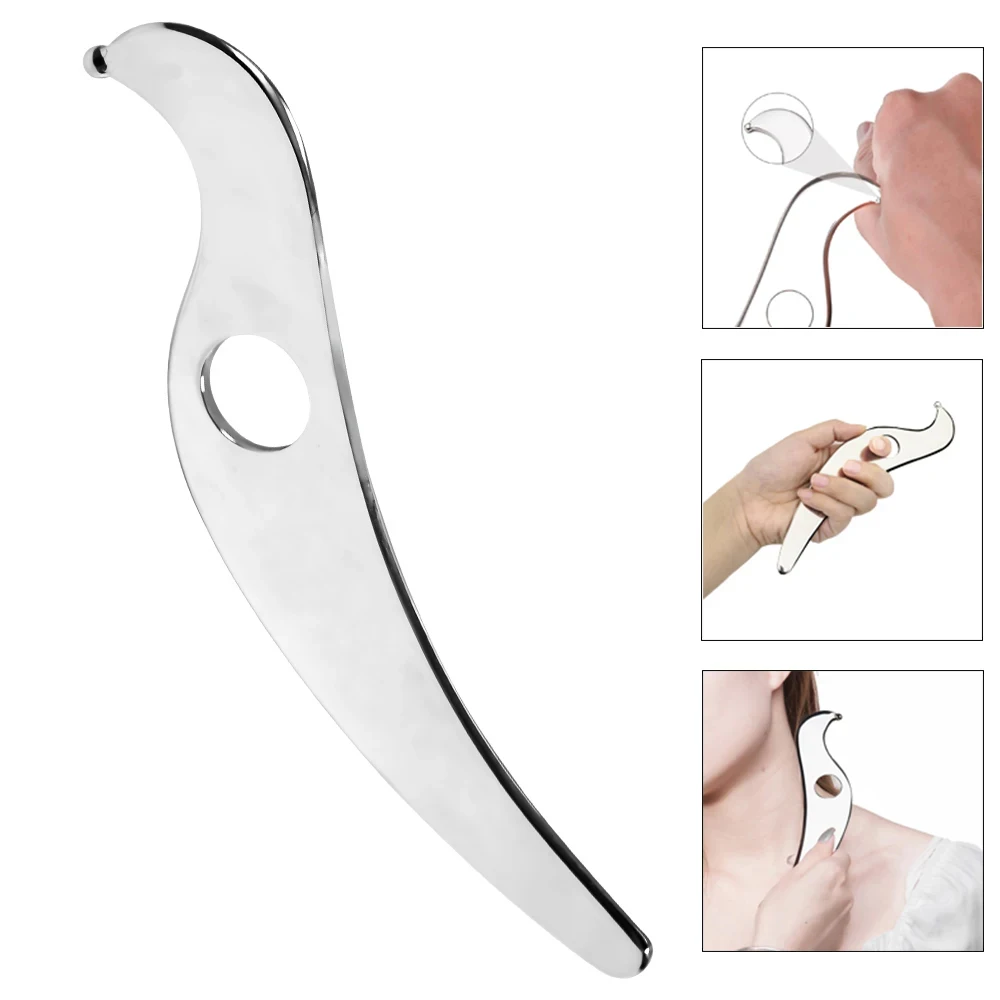 Stainless Steel Gua Sha Face Scraper Neck Face Lifting Deep Tissue Guasha Facial Scraping Massage Tool Skin Care Acupoint Relax