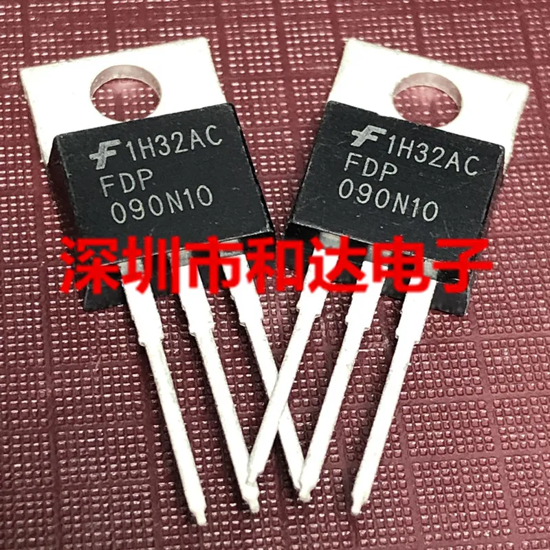 10шт FDP090N10 100В 75А