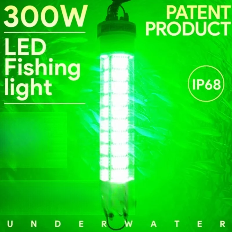 DC12V/ 24V 200W 300W 400W 600W LED Night Fishing Lights Underwater Attracting Fishing Light