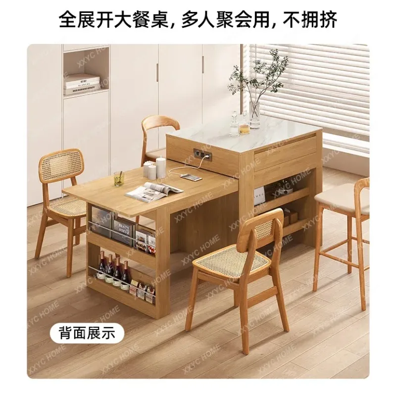 XX Minimalist Design Dining Tables Homestay Advanced Villa Wooden Dining Tables New Style Storage Home Furniture