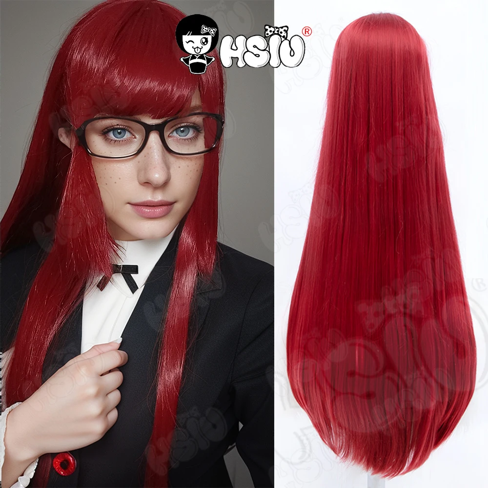 「HSIU Brand」800g Cosplay Wig Super thick Wig amount Party wigs 100cm 27 color girl Long Wig Fiber synthetic wig+Free wig cap