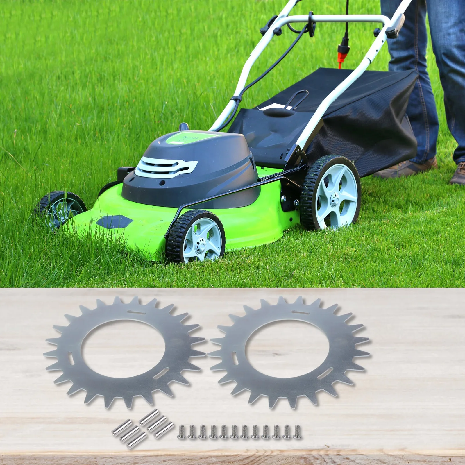 

Совместим с газонокосителями, роботами, инструментами для ухода за газоном, 210*2 мм, комплект для установки совместимость с газонокосилкой в комплекте