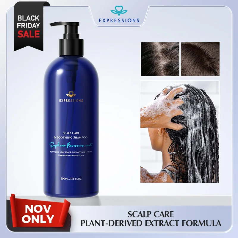 

Anti-Dandruff Scalp Shampoo ：Oil Control Deep Cleansing Refreshing Hair Care with Salicylic Acid & Peony Extract